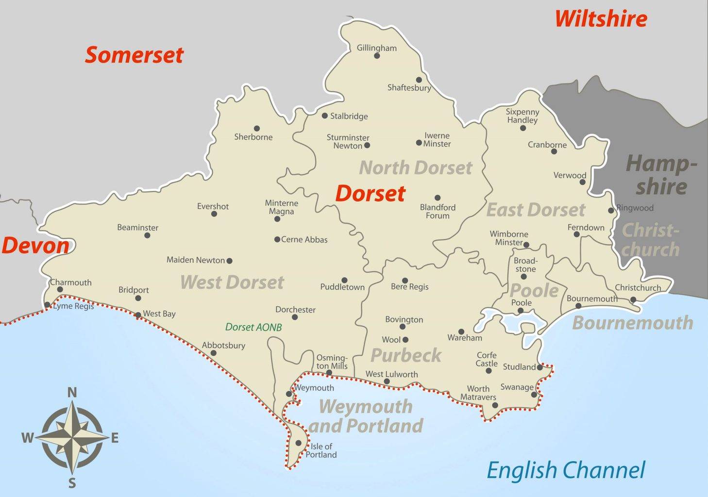 visit dorset map