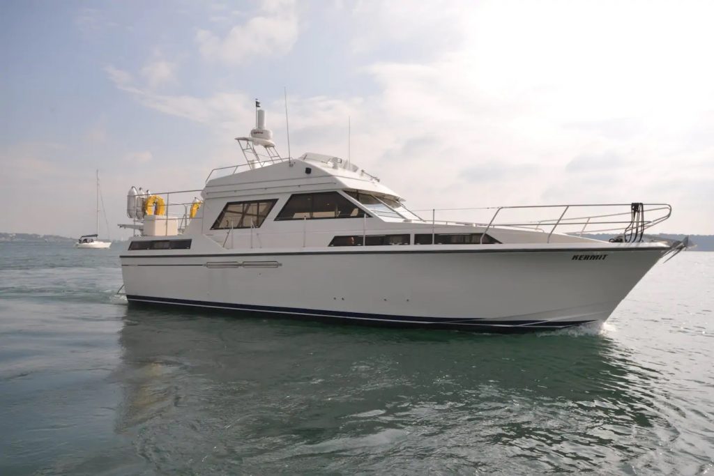 Luxury Motor Yacht Poole Marina 