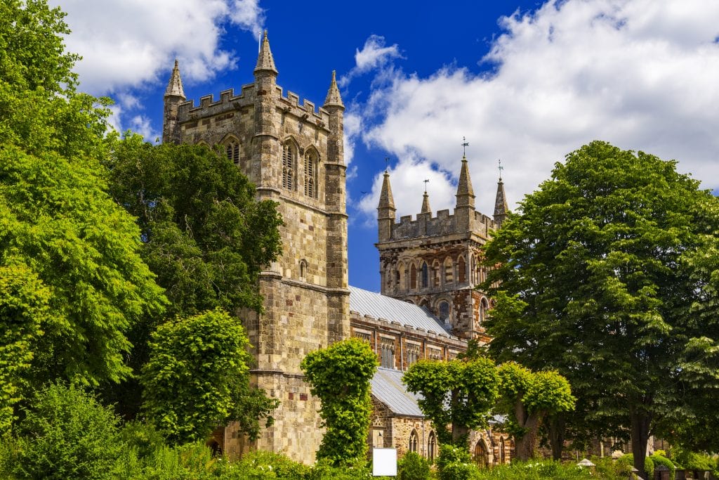 Wimborne Minster Church in Dorset