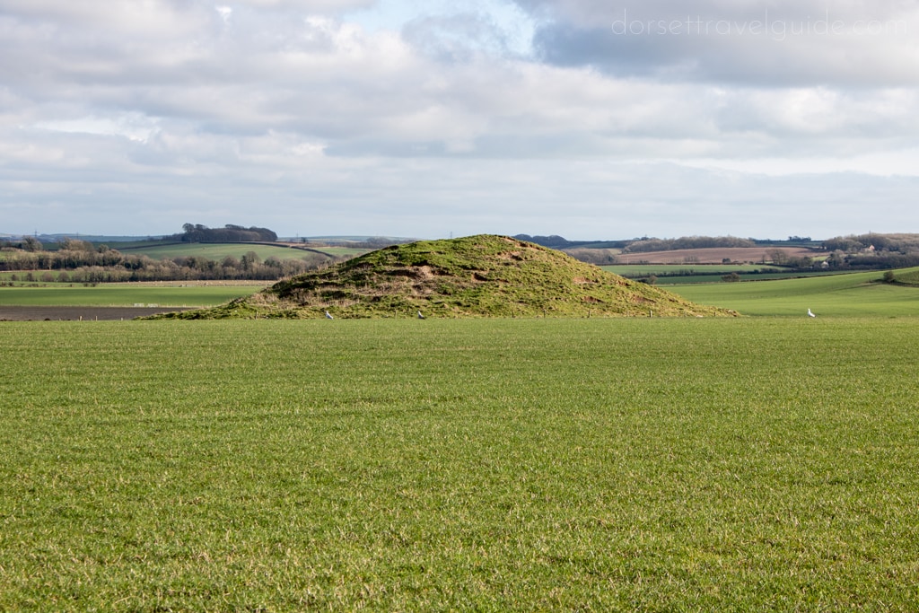 Burial Mound on Maiden Castle Walk