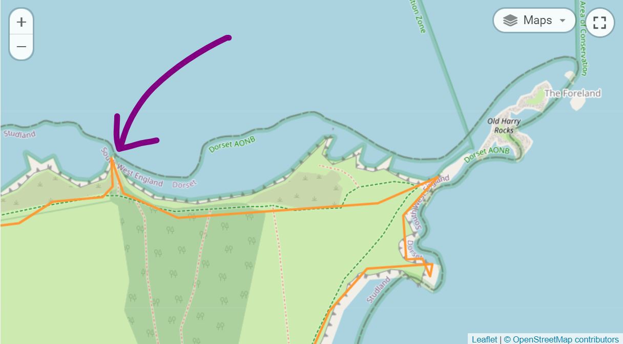 Everything You Need To Know About Visiting Old Harry Rocks   Old Harry Rocks Viewpoint Map 