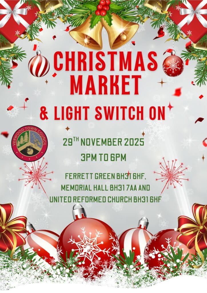 Poster for Verwood Christmas Market 